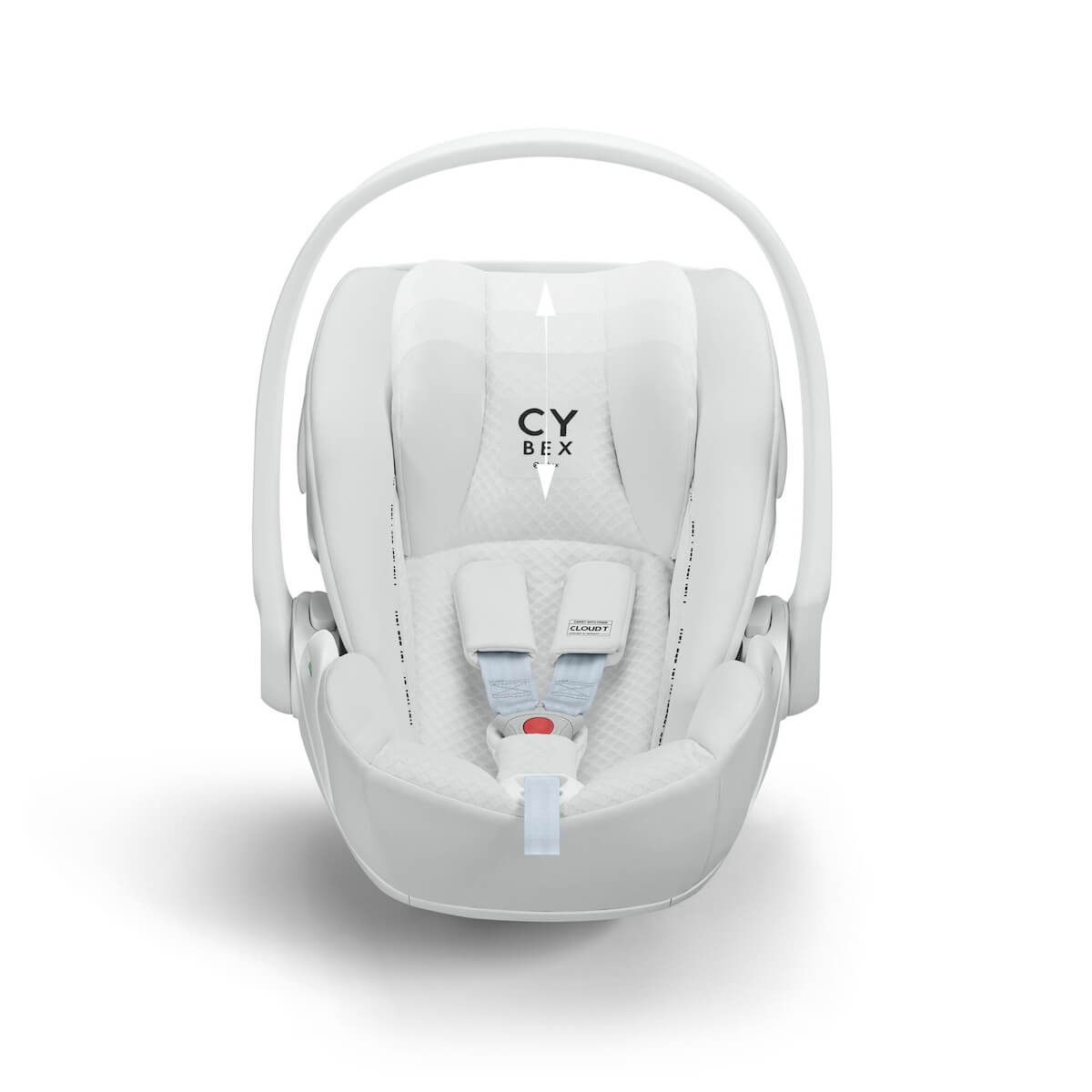 Silla de coche para bebés portátil CLOUD T I-SIZE Cybex Urban Mobility blanco