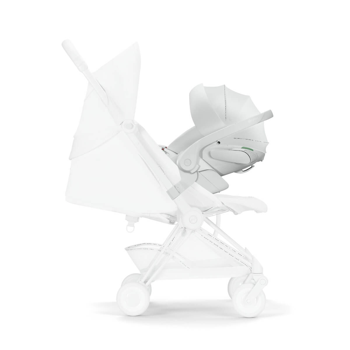 Silla de coche para bebés portátil CLOUD T I-SIZE Cybex Urban Mobility blanco