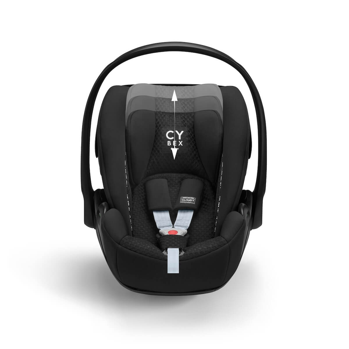 Silla de coche para bebés portátil CLOUD T I-SIZE Cybex Urban Mobility negro