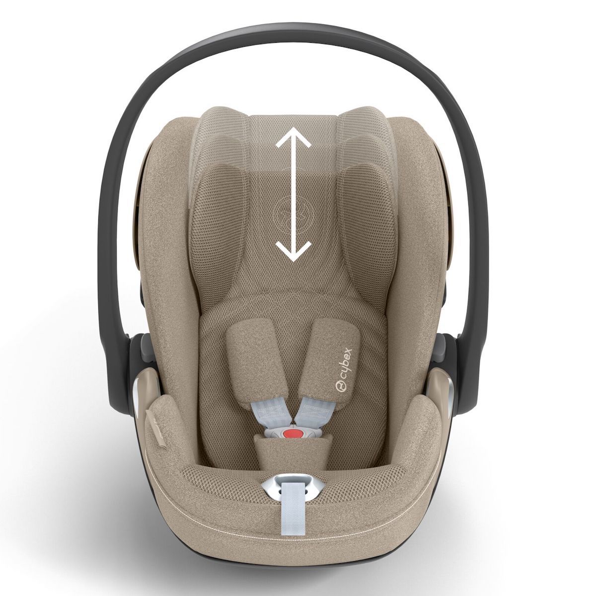 Silla de coche para bebés portátil CLOUD T I-SIZE PLUS Cybex Cozy Beig