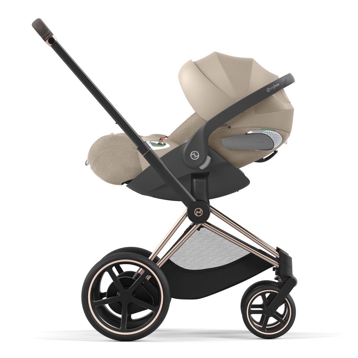 Silla de coche para bebés portátil CLOUD T I-SIZE PLUS Cybex Cozy Beig