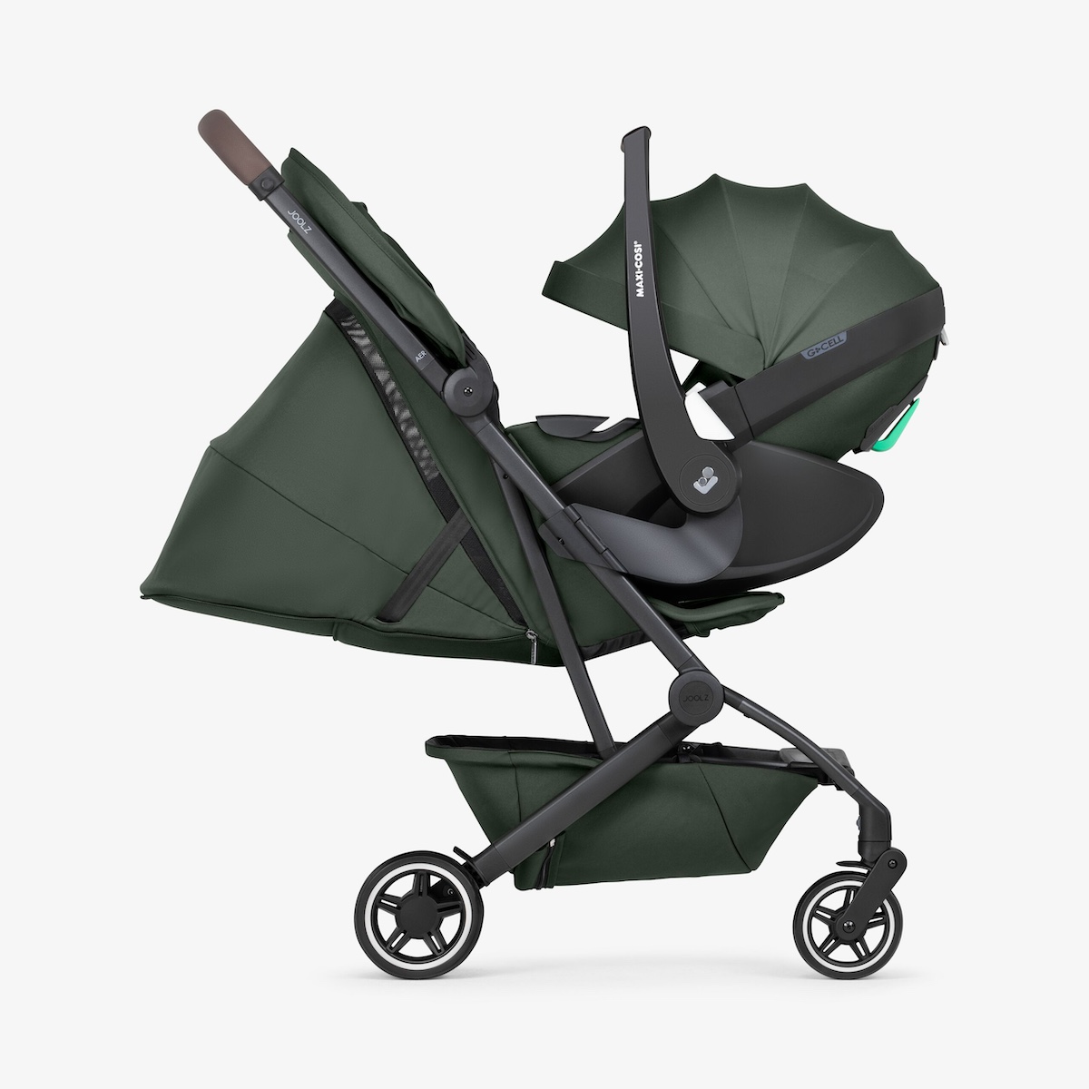 Silla de coche para bebés portátil MC Pebble 360 Pro Joolz forest green