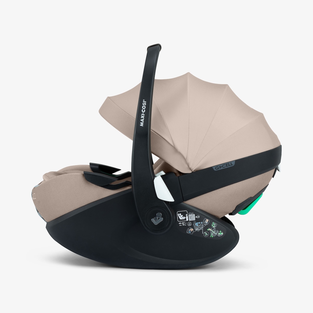 Silla de coche para bebés portátil MC Pebble 360 Pro Joolz sandy taupe