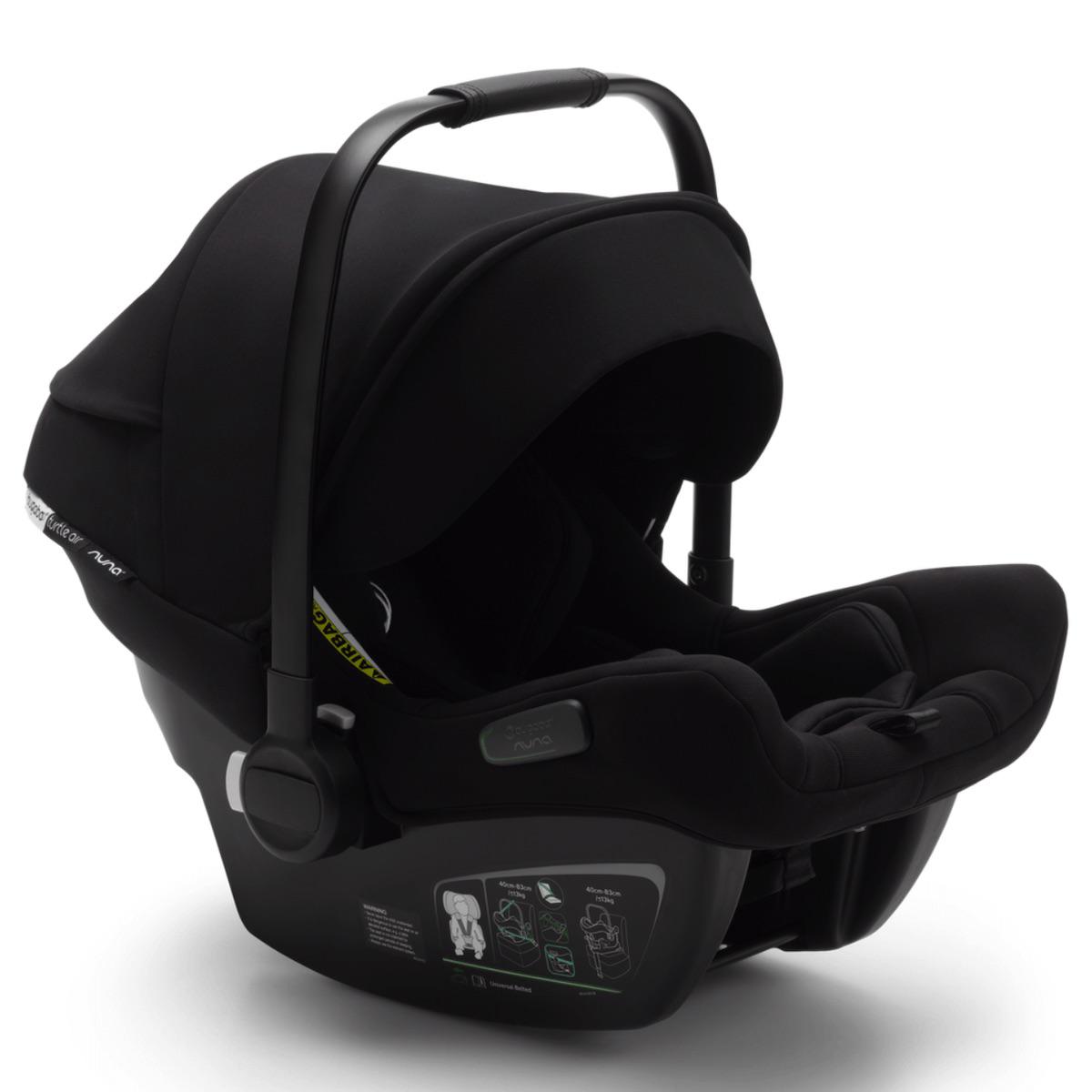 Silla de coche para bebés portátil TURTLE AIR BY NUNA Bugaboo black