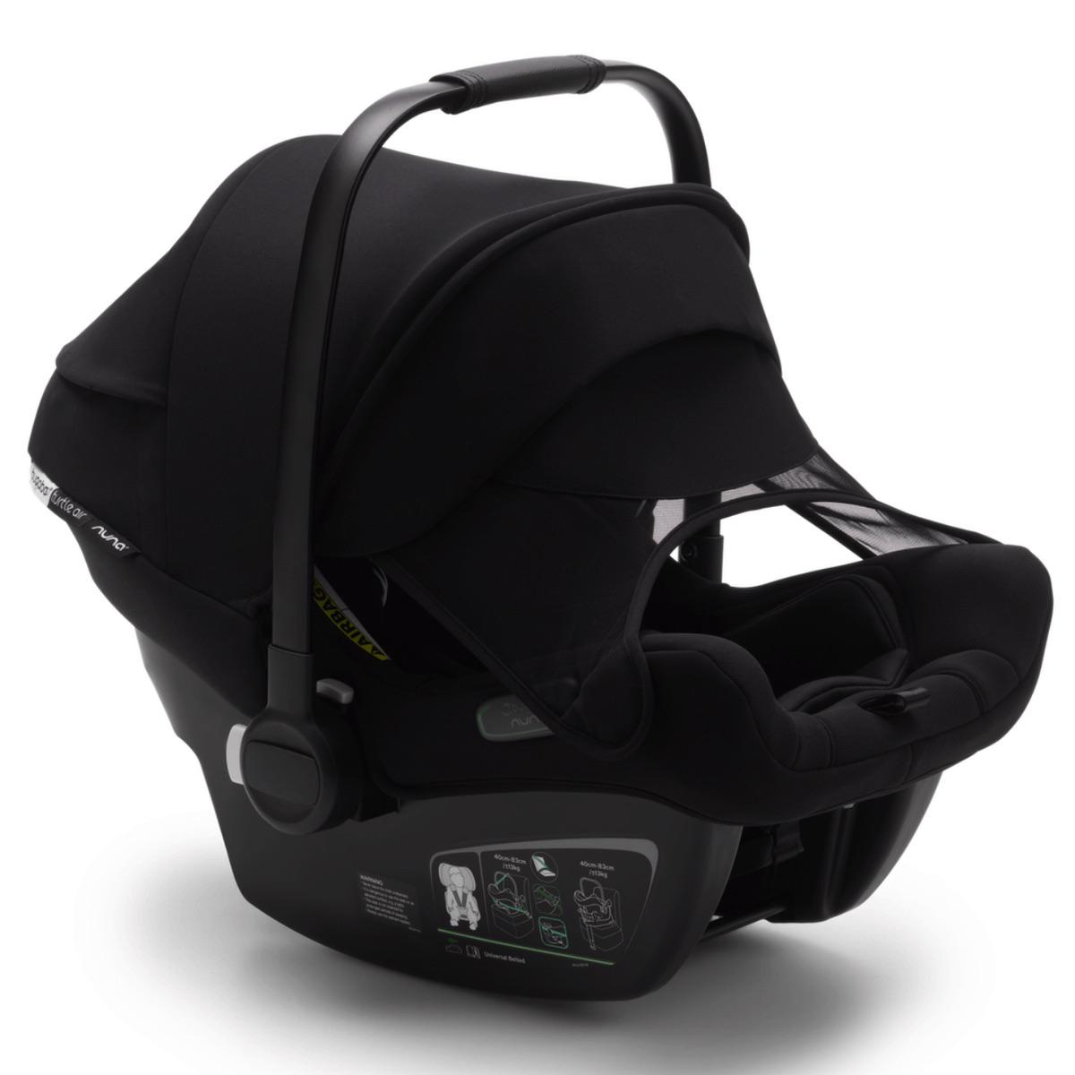 Silla de coche para bebés portátil TURTLE AIR BY NUNA Bugaboo black