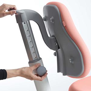 Silla de oficina infantil 7-12Y STUDY VERTO Flexa rosa claro