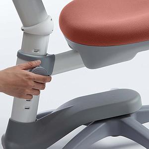 Silla de oficina infantil 7-12Y STUDY VERTO Flexa rosa claro