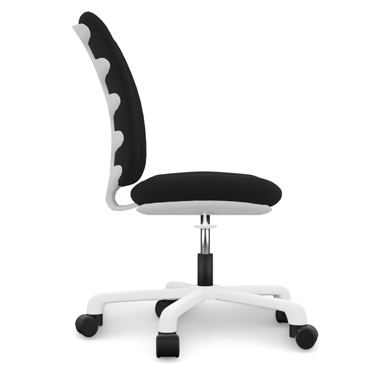 Silla escritorio COMFORT Lifetime negro-blanco