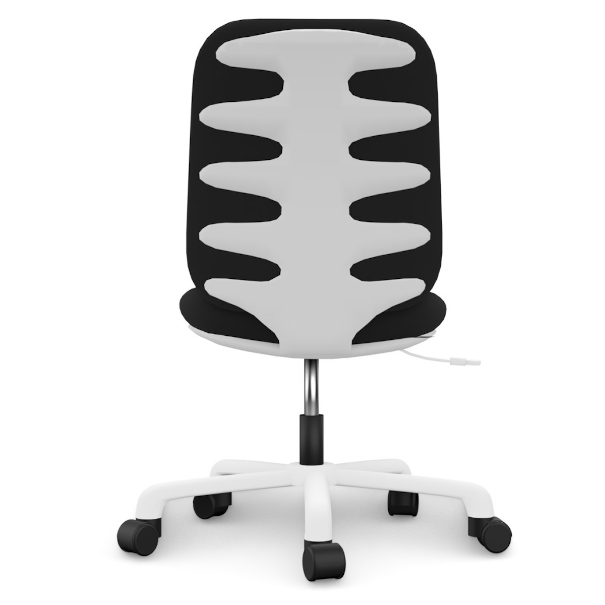 Silla escritorio COMFORT Lifetime negro-blanco