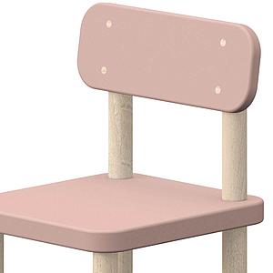 Silla infantil DOTS Flexa rosa