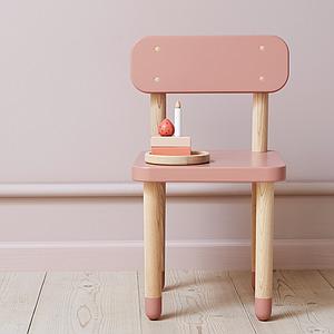 Silla infantil DOTS Flexa rosa