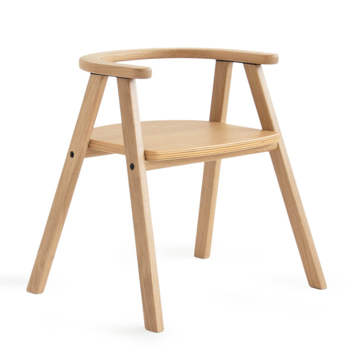 Silla infantil GROWING GREEN Nobodinoz natural oak