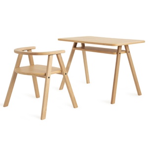 Silla infantil GROWING GREEN Nobodinoz natural oak
