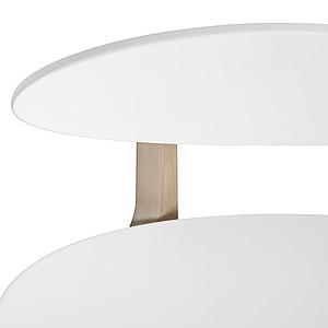 Silla infantil Pingpong WOOD Oliver Furniture blanco-roble
