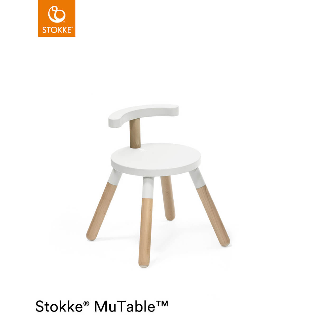 Silla MUTABLE V2 Stokke blanco