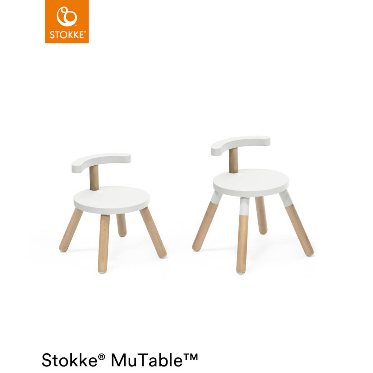 Silla MUTABLE V2 Stokke blanco