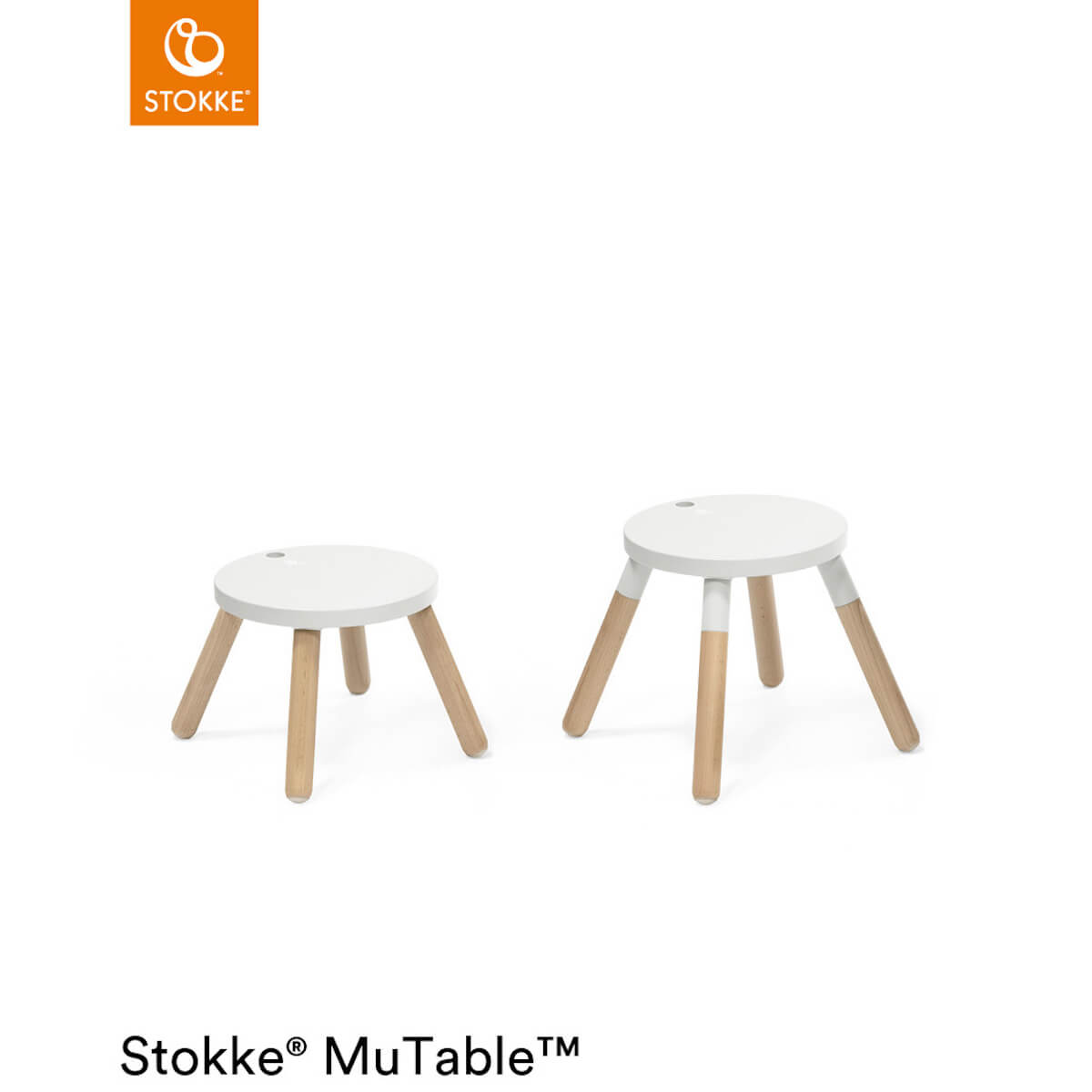 Silla MUTABLE V2 Stokke blanco