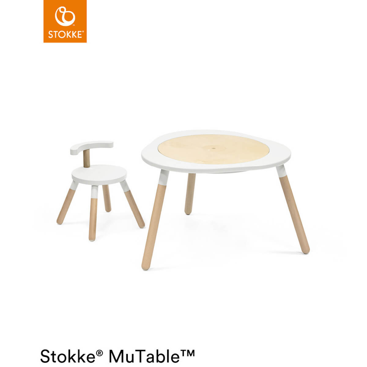 Silla MUTABLE V2 Stokke blanco