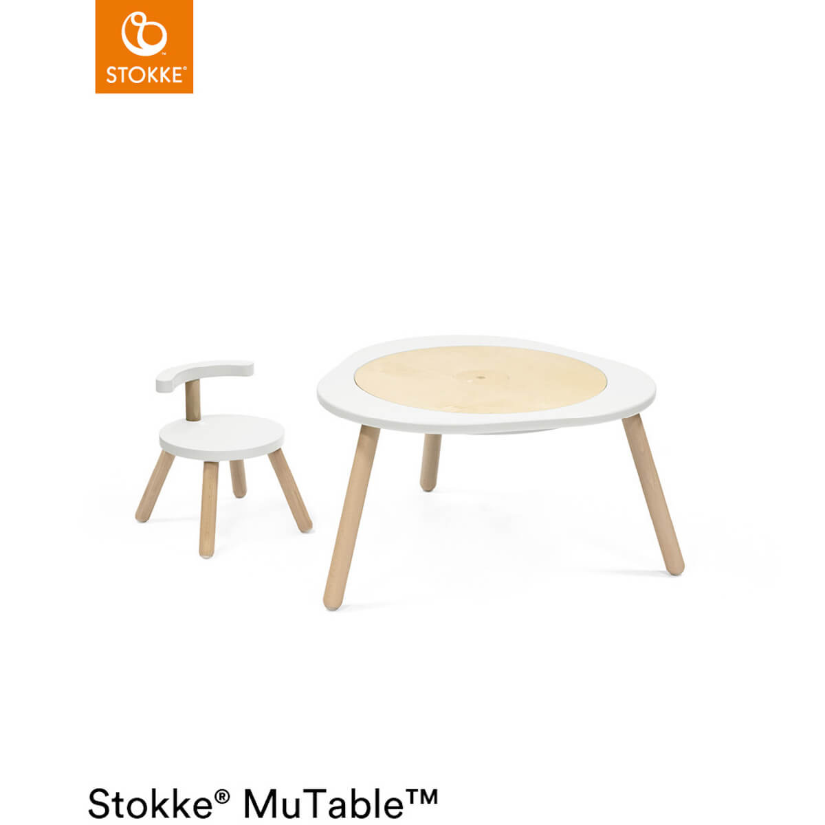 Silla MUTABLE V2 Stokke blanco