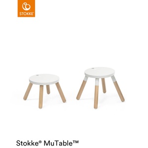 Silla MUTABLE V2 Stokke blanco