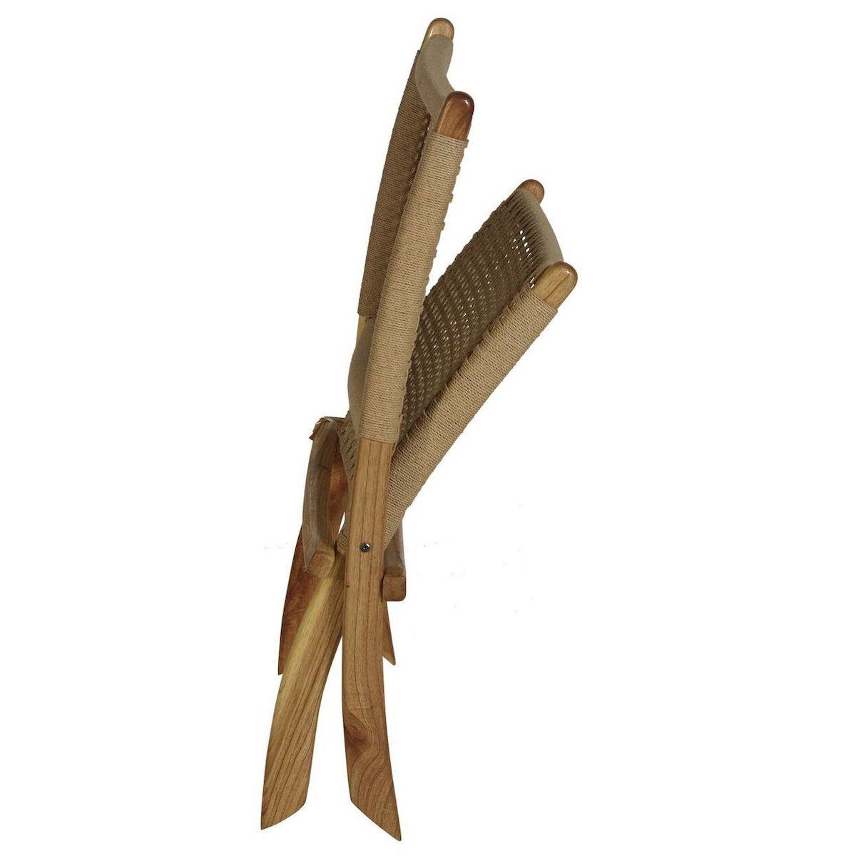 Silla plegable adulto LOOM ROPE Quax