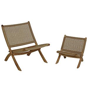 Silla plegable adulto LOOM ROPE Quax