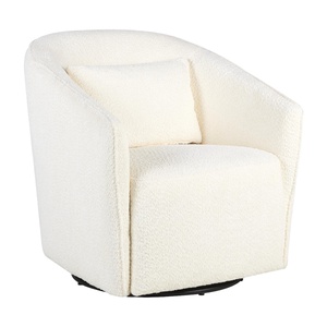Sillón giratorio-deslizante GOMI Quax crema
