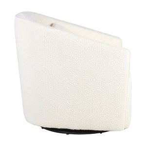 Sillón giratorio-deslizante GOMI Quax crema