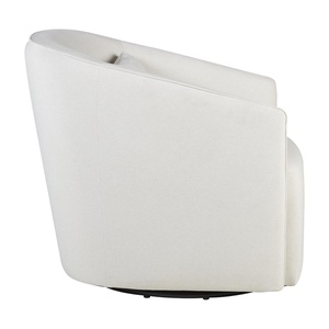 Sillón giratorio-deslizante GOMI Quax mohair beige