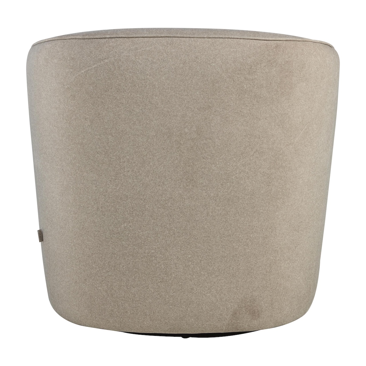 Sillón giratorio-deslizante GOMI Quax mohair latte