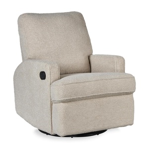 Sillón reclinable SWIVEL & GLIDING Quax teddy taupe