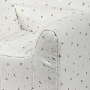 Sofá infantil STARS blanco