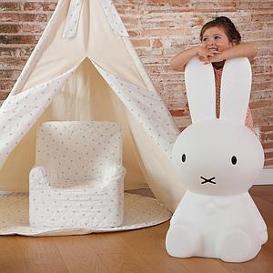 Sofá infantil STARS blanco
