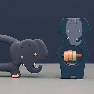 Sonajero madera Mrs. ELEPHANT Trixie