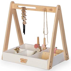 Soporte joyería Astrup blanco-natural