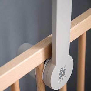 Soporte móvil madera Sebra gris 