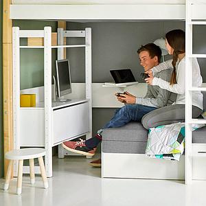 Soporte tablet Camas CLICKON WHITE Flexa blanco