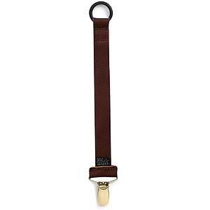 Sujeta chupetes LEATHER Elodie Details moreno