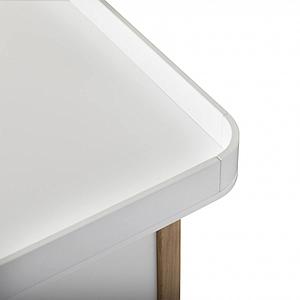 Tabla cambiador cómoda 4 cajones WOOD Oliver Furniture blanco