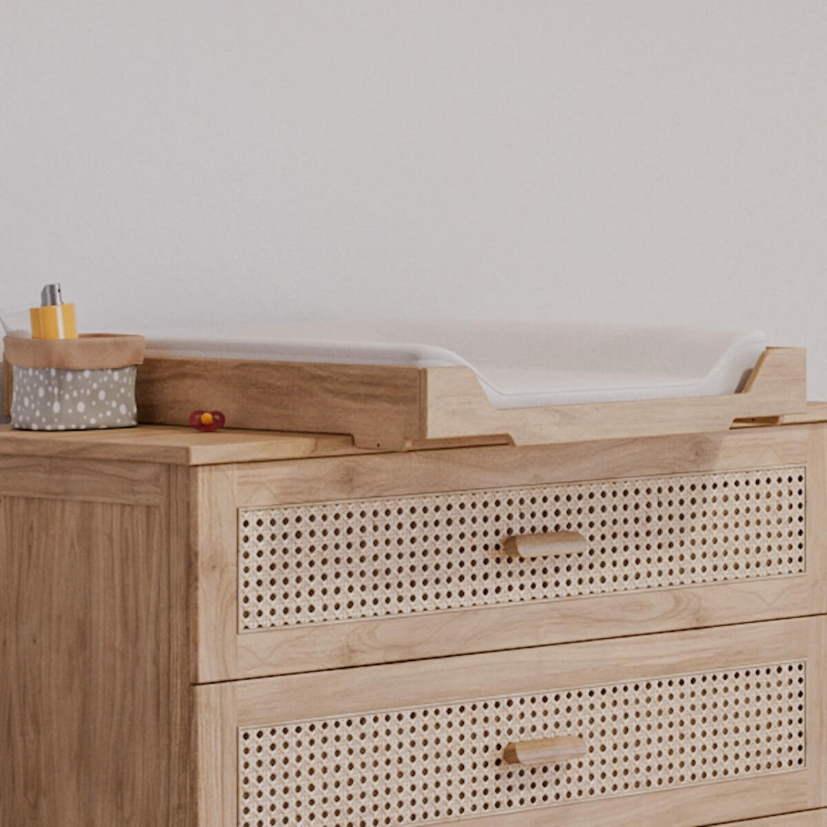 Tabla cambiador cómoda BOIS Théo Bebe naturel