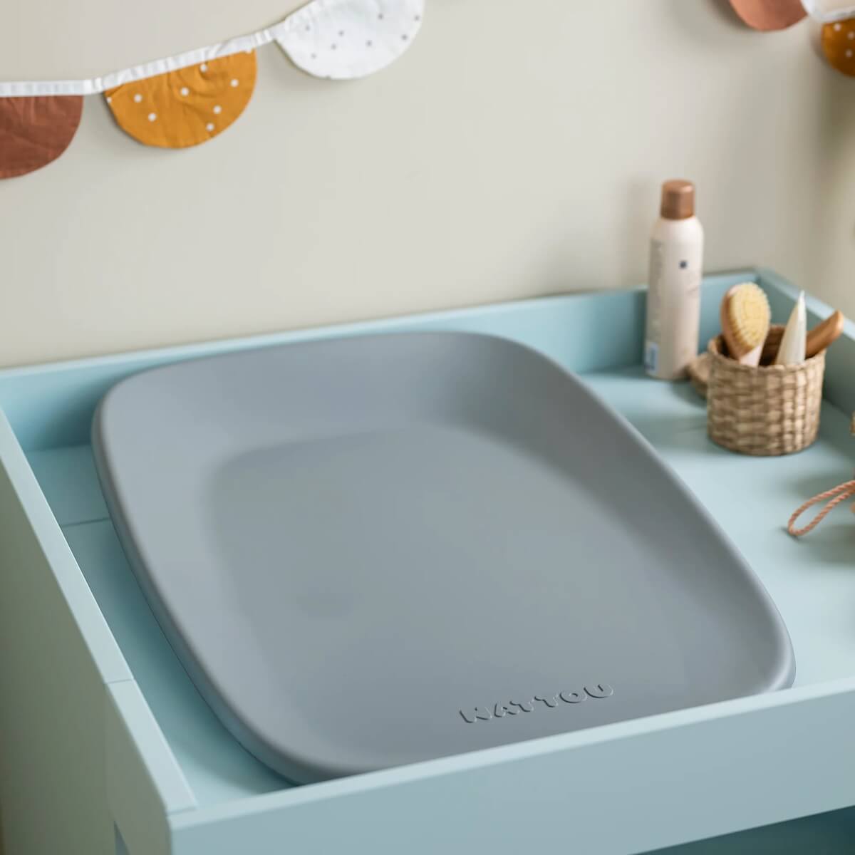 Tabla cambiador SOFT Nattou gris