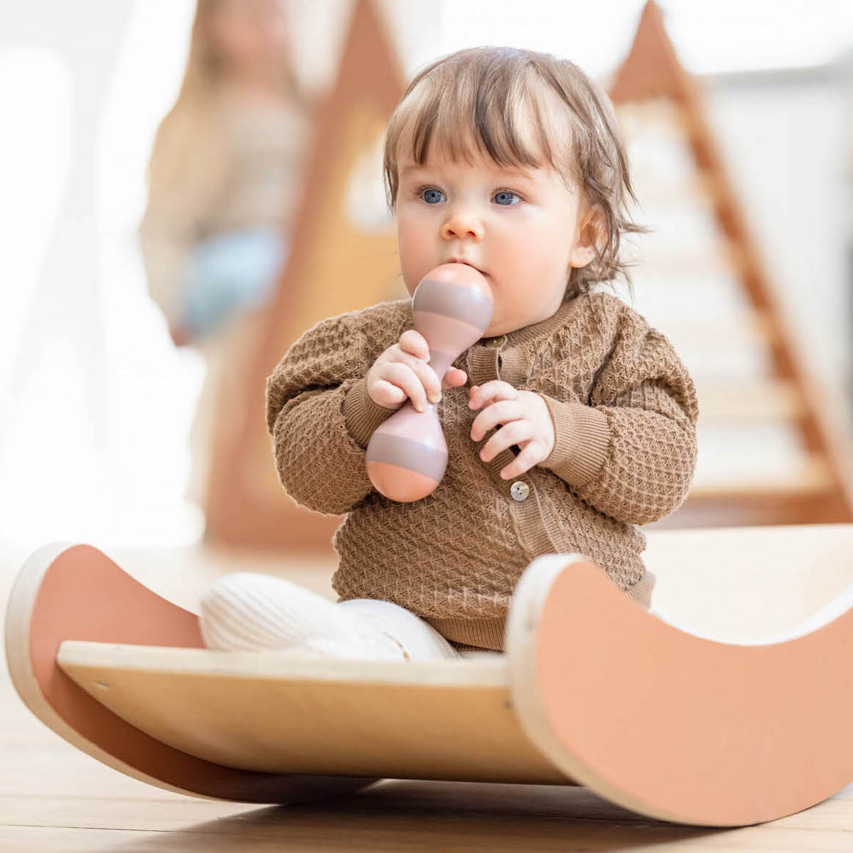 Tabla equilibrio mini PLAY Flexa blush