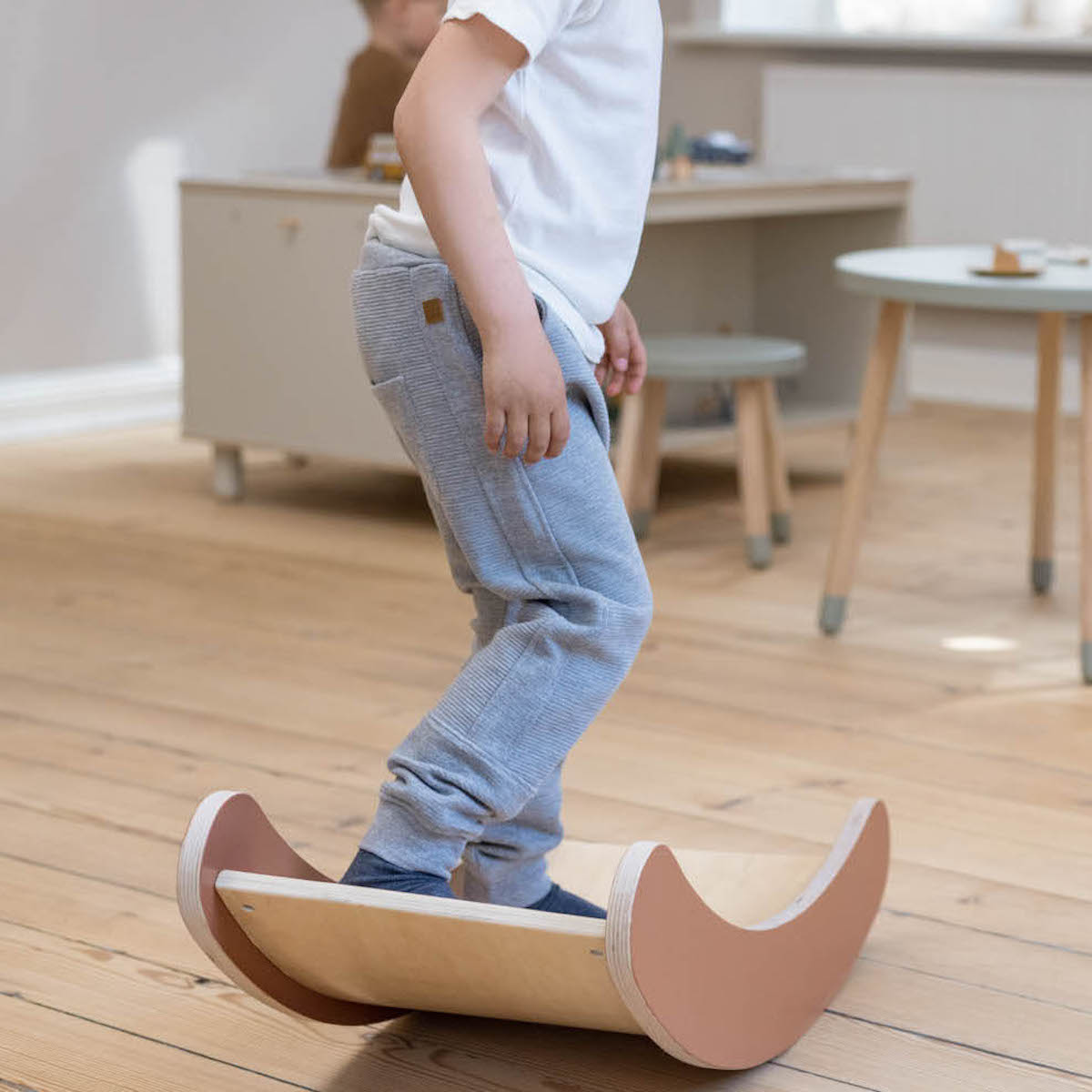 Tabla equilibrio mini PLAY Flexa blush