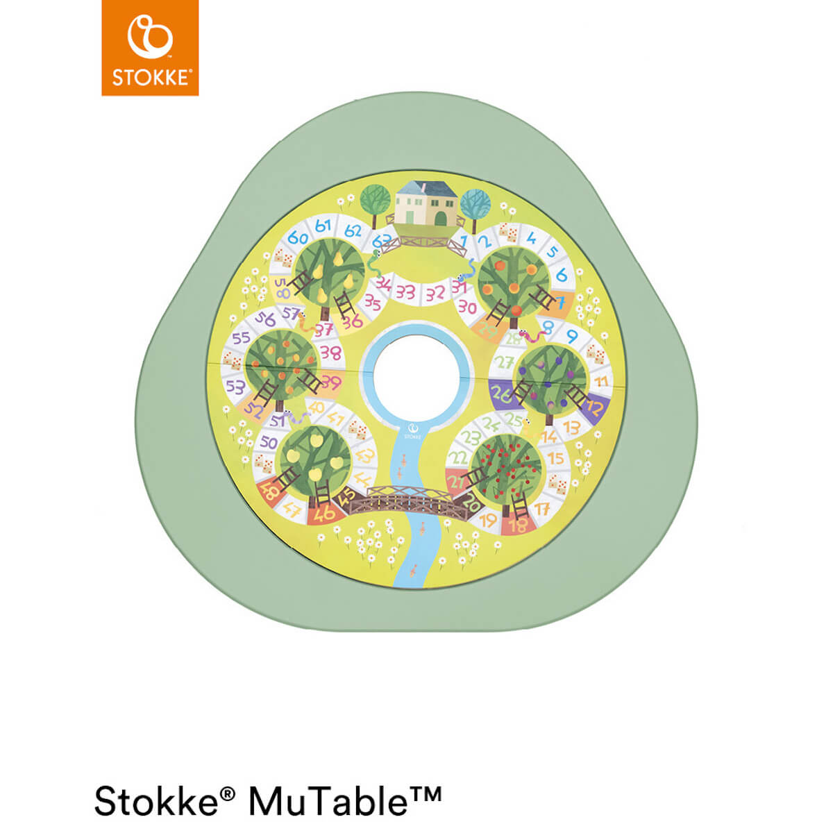 Tablero juegos mesa MUTABLE V2 Stokke Fruit & Vegetables