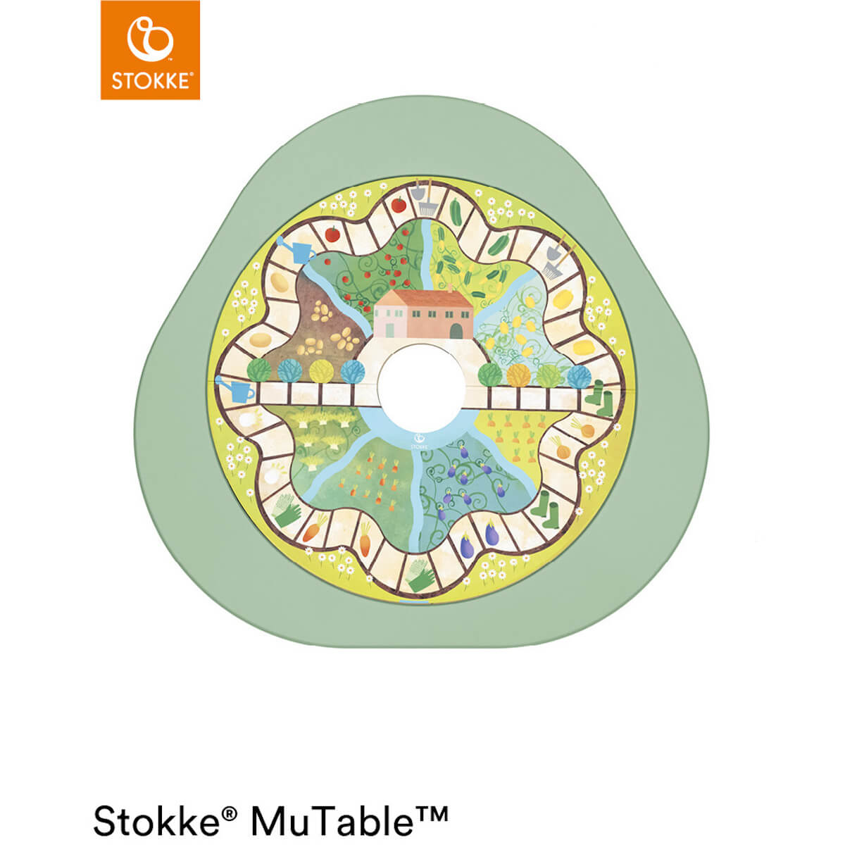 Tablero juegos mesa MUTABLE V2 Stokke Fruit & Vegetables