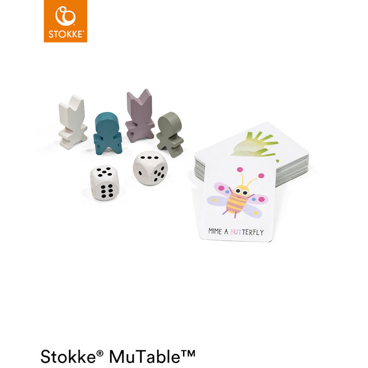 Tablero juegos mesa MUTABLE V2 Stokke Fruit & Vegetables
