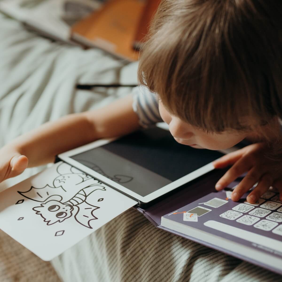 Tableta dibujo KIDYDRAW-MINI Kidywolf Erase una vez