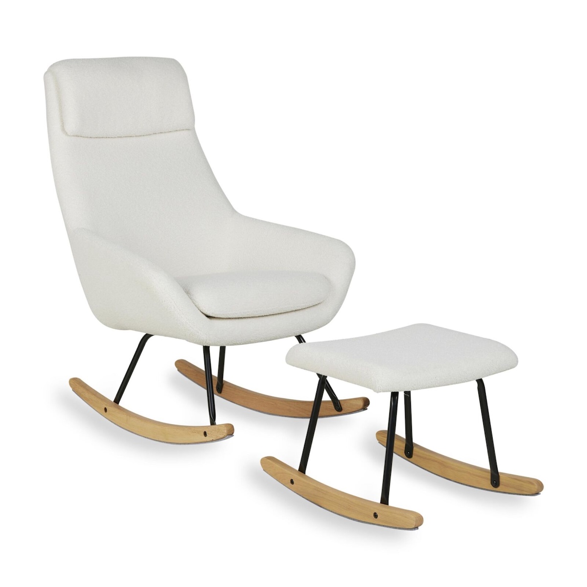Taburete balancín BASIC-NORDIC Quax sheep crema