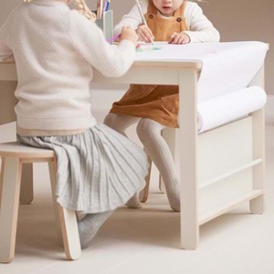 Taburete mesa dibujo PLAY Flexa warm grey