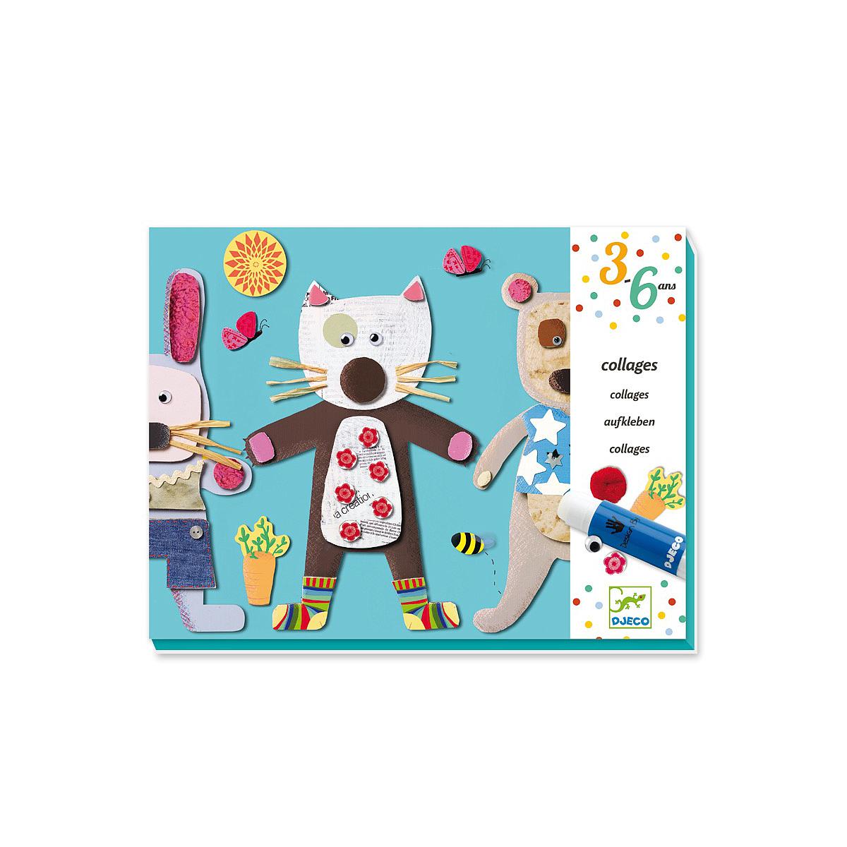Taller collages 3-6Y PARA PEQUEÑOS Djeco